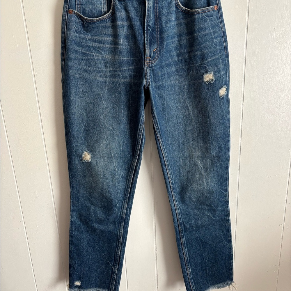 Abercrombie & Fitch Blue Straight Leg Jeans